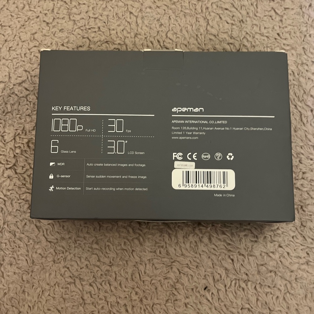 Apeman C450 Dash Camera - Picture 5 of 7